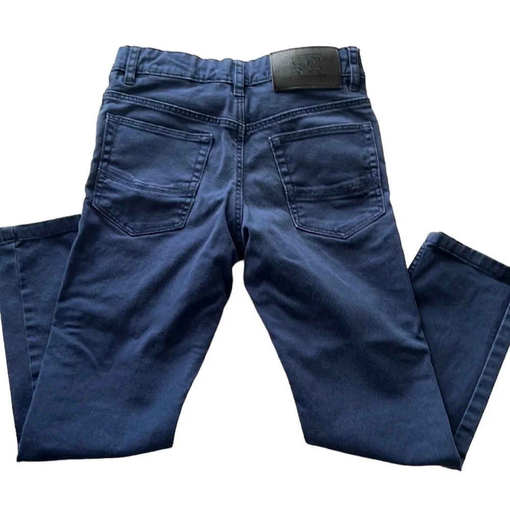 H&M girls stretch blue jeans. Size 6/7
